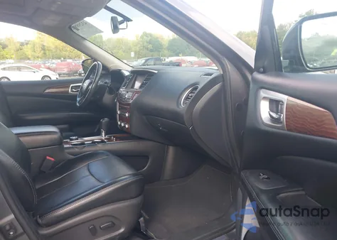 2017 Nissan Pathfinder Platinum from USA, damaged, VIN 5N1DR2MM6HC606215